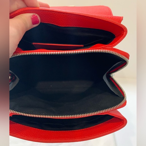 Balenciaga Grained Calfskin Mini Le Dix Red Satchel - Picture 13 of 16